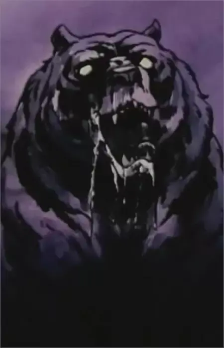 Harpooned Bear
