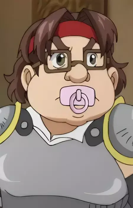 Man with Pacifier